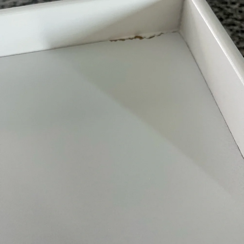 White Decorative Serving Tray - Home Bath